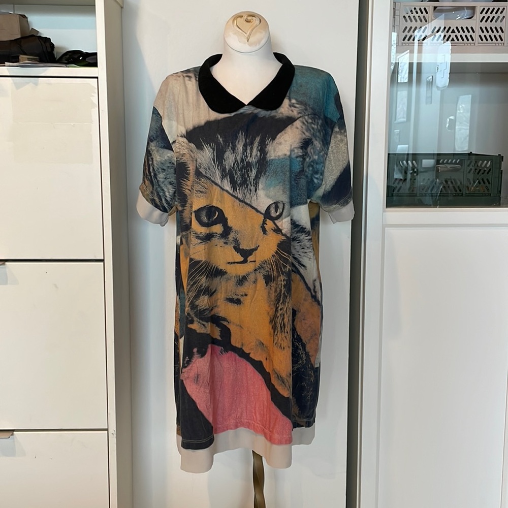 Drop Dead cat tshirt dress *RARE*
